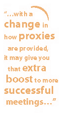 Change in Proxies